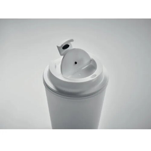 Gerecyclede thermosbeker Wit 300 ml