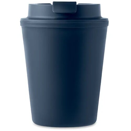 Gerecyclede thermosbeker Kobaltblauw 300 ml