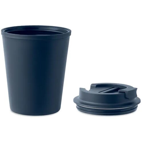 Gerecyclede thermosbeker Kobaltblauw 300 ml