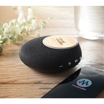 Powerbank met speaker (4.000 mAh) Zwart