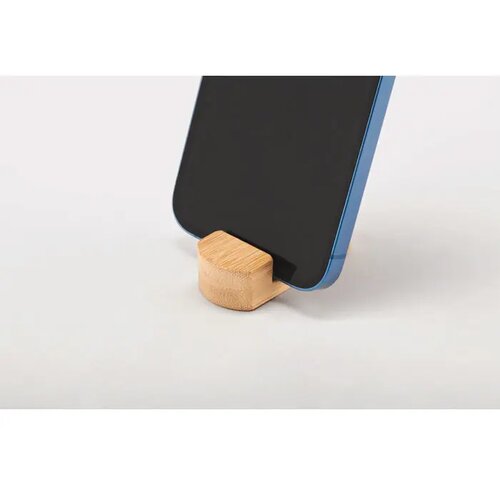 Mini bamboe telefoonhouder Poy hout