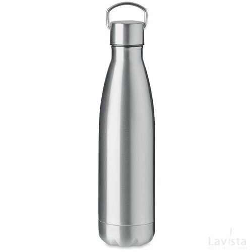 Dubbelwandige fles 500ml Arctic mat zilver