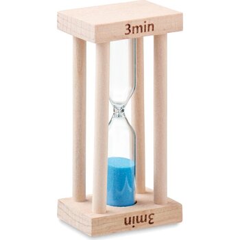 Houten zandloper 3 minuten Ci hout