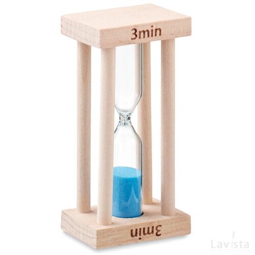 Houten zandloper 3 minuten Ci hout