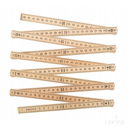 Houten duimstok 2m Ara hout