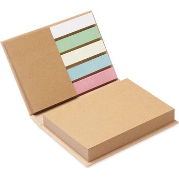 Gerecycled memoblokje set Meui beige