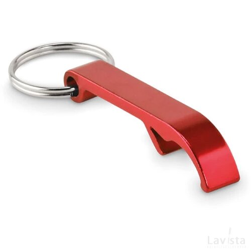 Sleutelhanger aluminium Ovikey rood