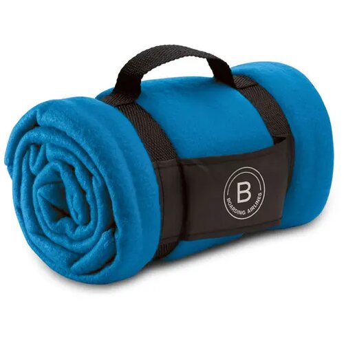 Fleece deken Stavenger royal blauw