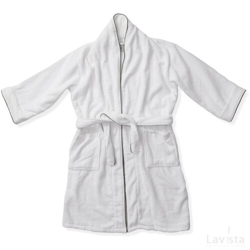 VINGA Harper badjas S/M wit