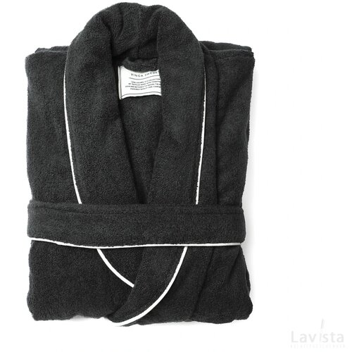 VINGA Harper badjas S/M grijs