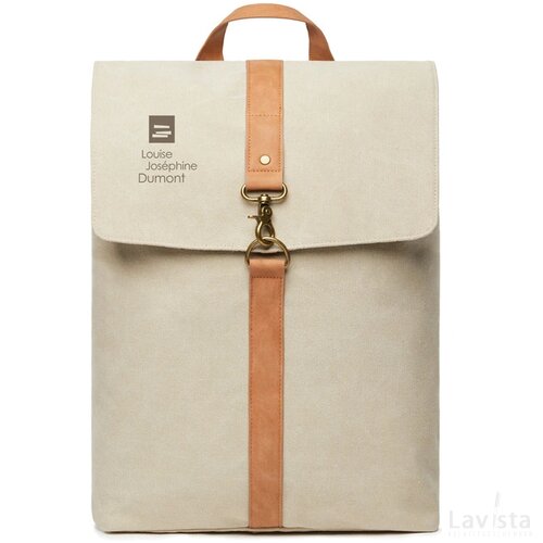 VINGA Bosler GRS rcanvas rugzak beige