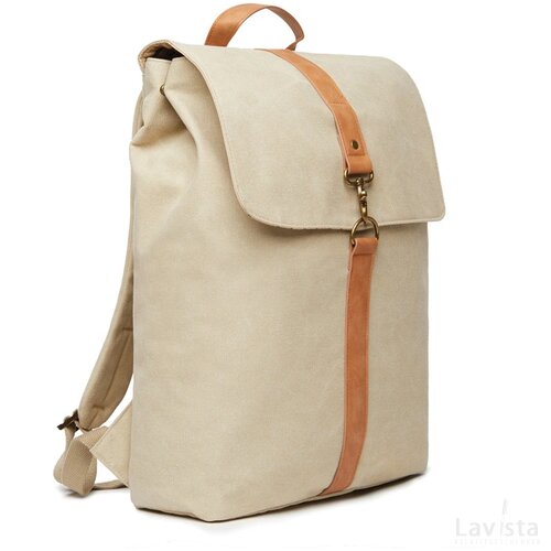 VINGA Bosler GRS rcanvas rugzak beige