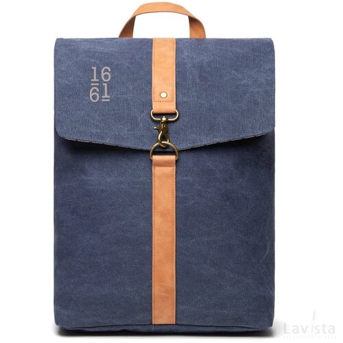 VINGA Bosler GRS rcanvas rugzak donkerblauw