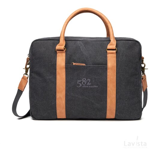 VINGA Bosler RCS rcanvas laptoptas zwart