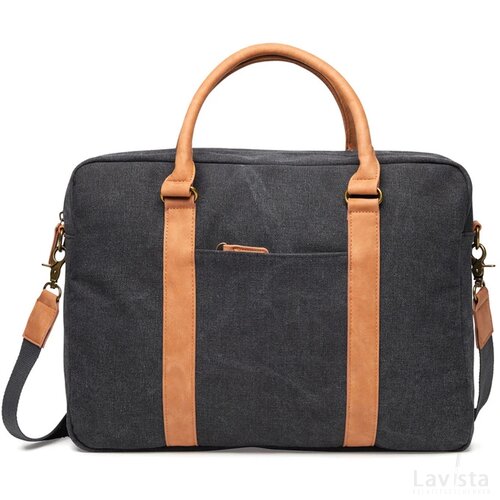 VINGA Bosler RCS rcanvas laptoptas zwart