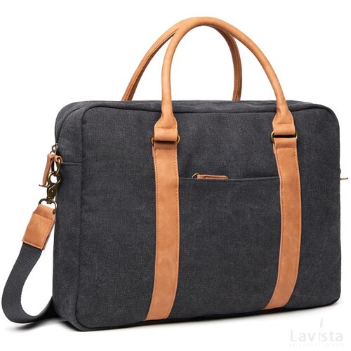 VINGA Bosler RCS rcanvas laptoptas zwart