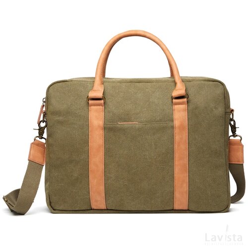 VINGA Bosler RCS rcanvas laptoptas groen