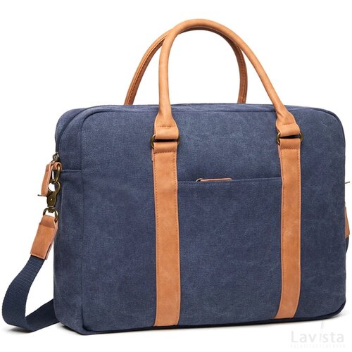 VINGA Bosler RCS rcanvas laptoptas donkerblauw