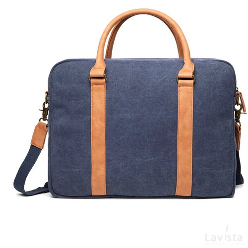 VINGA Bosler RCS rcanvas laptoptas donkerblauw