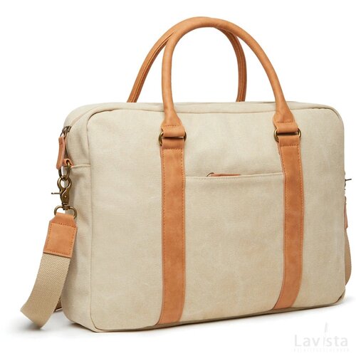 VINGA Bosler RCS rcanvas laptoptas beige