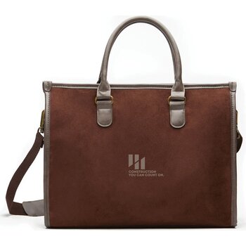 VINGA Hunton laptoptas bruin