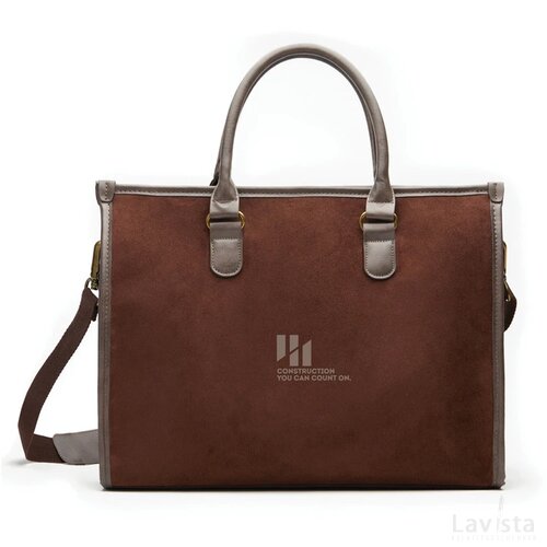 VINGA Hunton laptoptas bruin