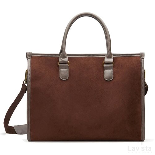 VINGA Hunton laptoptas bruin