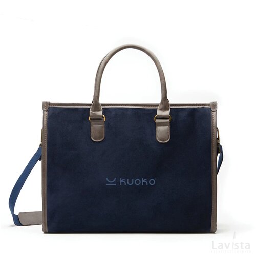 VINGA Hunton laptoptas blauw