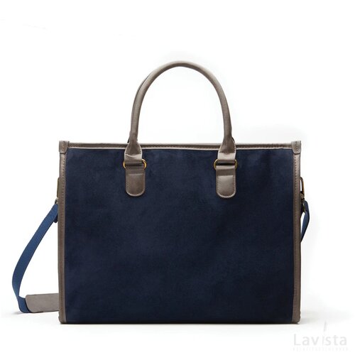 VINGA Hunton laptoptas blauw