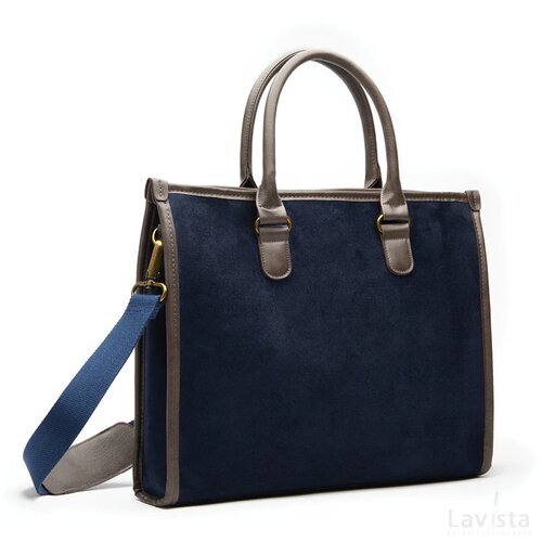 VINGA Hunton laptoptas blauw