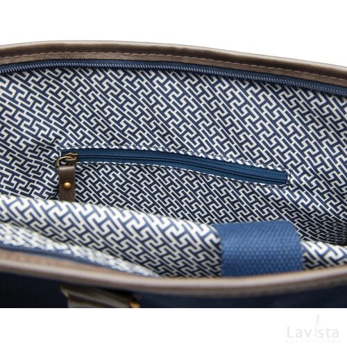 VINGA Hunton laptoptas blauw