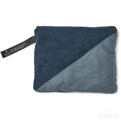 VINGA RPET Active Dry handdoek 40x80 blauw