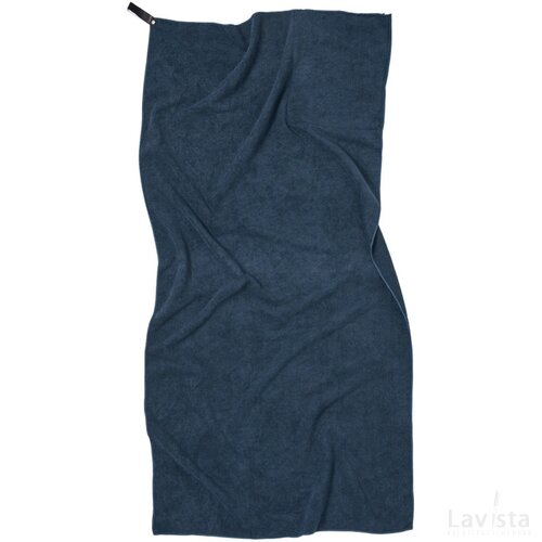 VINGA RPET Active Dry handdoek 140x70 blauw