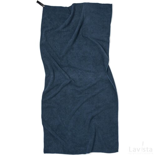 VINGA RPET Active Dry handdoek 140x70 blauw