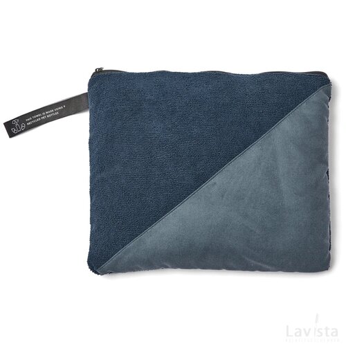 VINGA RPET Active Dry handdoek 140x70 blauw