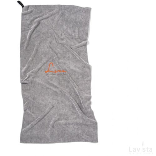 VINGA RPET Active Dry handdoek 140x70 grijs