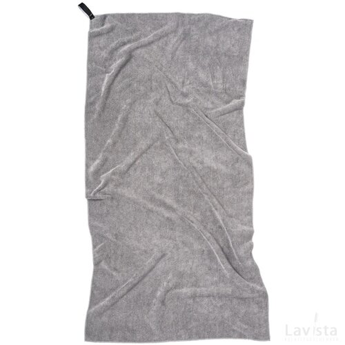 VINGA RPET Active Dry handdoek 140x70 grijs
