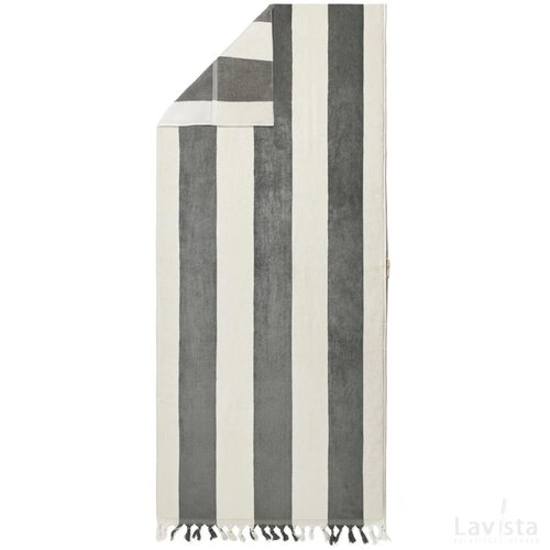 VINGA Valmer lounge handdoek grijs, beige