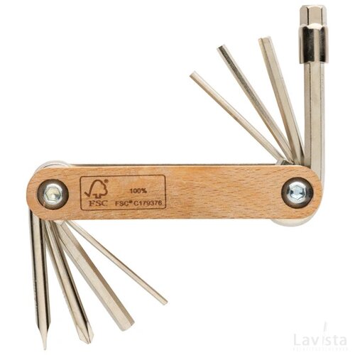 Houten inbussleutel bruin