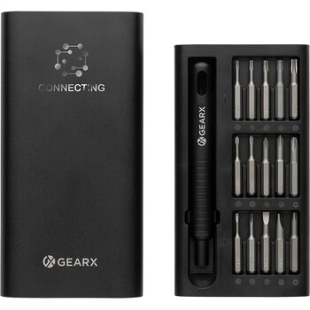 Gear X 31-in-1 precisie schroeven-draaierset zwart