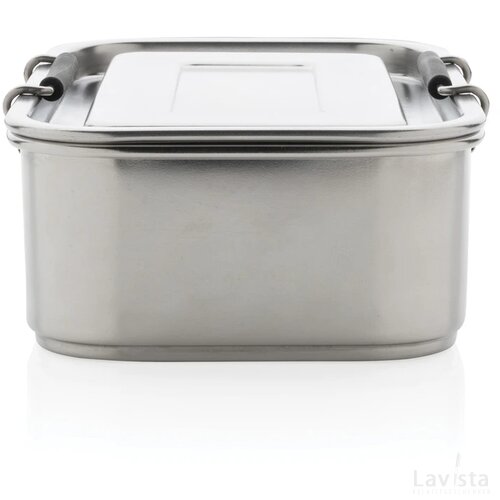 RCS gerecycled roestvrijstalen lekvrije lunchbox zilver