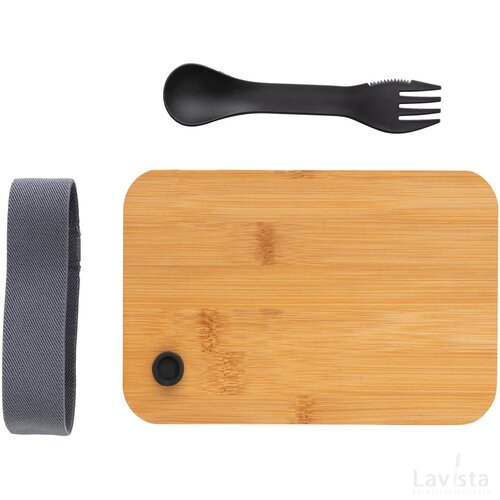 RCS RPP lunchbox met bamboe deksel zwart
