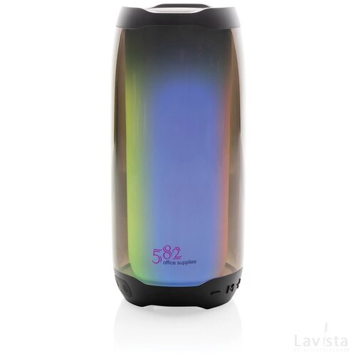 RCS gerecycled plastic Lightboom 10W luidspreker zwart