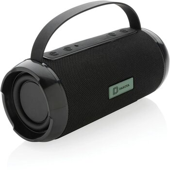 RCS recycled plastic Soundboom waterdichte 6W luidspreker zwart