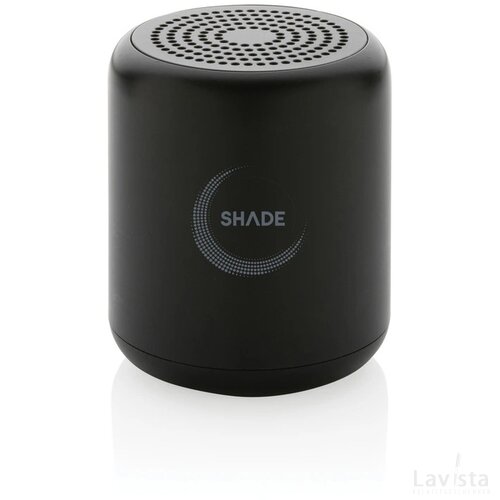 RCS gerecycled plastic 5W draadloze speaker zwart