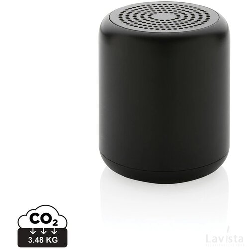 RCS gerecycled plastic 5W draadloze speaker zwart