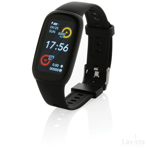 RCS gerecycled TPU activiteitenhorloge 1"47 met HR-monitor zwart