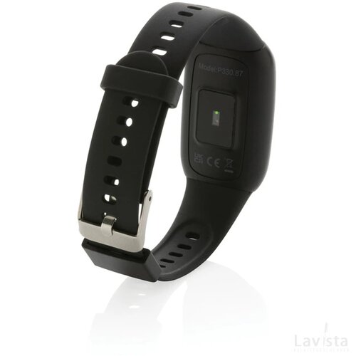 RCS gerecycled TPU activiteitenhorloge 1"47 met HR-monitor zwart