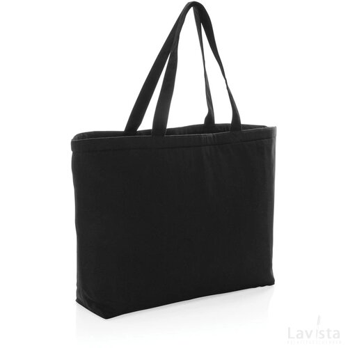 Impact Aware™ 285 g/m² rcanvas grote koeltas ongeverfd zwart