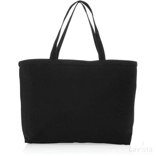 Impact Aware™ 285 g/m² rcanvas grote koeltas ongeverfd zwart